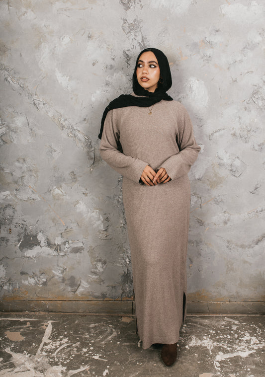 Cafe Knitted Maxi Dress