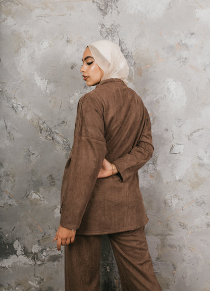 Brown Velvet Set
